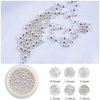 3D Nail Caviar Beads for Nail Art Metal Mini Nail Ball Beads Gold Silver Rose Gold Nail Studs DIY Decorations Accessories Multi-Size