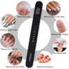 Makartt Nail File 100 180 Grit Emery Boards for Nails 10pcs Black Nail Files Professional Washable Doubled Sides Nail File Kit for Natural Acrylic Nails Coarse for DIY Salon Use