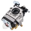 FitBest WYK-74 Carburetor with Fuel Line Kit Spark Plug for Husqvarna 145BT Kawasaki TE45DX Walbro WYK-74 WYK-74-1 Backpack Leaf Blower