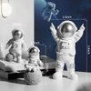 22 Pcs Space Cake Topper,Outer Space Cupcake Toppers Astronaut Figurine Birthday Space Themed Party Decorations Supplies Planet Rocket Pearl Balls and Star DIY Cake Toppers for Kids Party Baby Shower