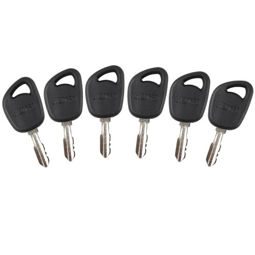 6PCS Lawn Mower Ignition Keys GY20680 Replacement for John Deere 1023E 1026R 2025R 2026R 100 LA LT SST X Series 1026R L100 L110 L108 L111 L118 L120 L130 LA125 LA130 LA135 LT150 LT155 D110