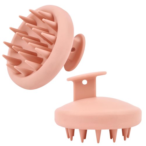 UPSEN Silicone Scalp Massager Shampoo Brush, Hair Scalp Massager Shower Hair Brush for Dandruff Removal, Wet Dry Scalp Brush Stress Relax, Hair Growth Growth Scalp Care