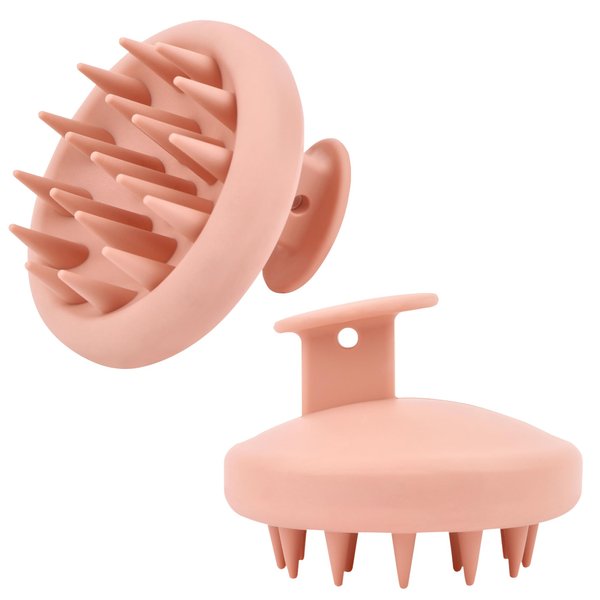UPSEN Silicone Scalp Massager Shampoo Brush, Hair Scalp Massager Shower Hair Brush for Dandruff Removal, Wet Dry Scalp Brush Stress Relax, Hair Growth Growth Scalp Care