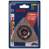 BOSCH OSL350CR2 1-Piece 3-1/2 In. Starlock Oscillating Multi Tool Grout & Abrasive Carbide 20 Grit Delta Sanding Pad for Sanding Applications in Wood, Wood with Paint and Thinset