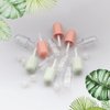UUYYEO 10 Pcs 5ml Capsule Shaped Lip Gloss Tubes Containers Refillable Lip Balm Bottles Containers Reusable Lipstick Tubes Vials Green