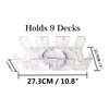 Yuanhe 9 Deck Rotating-Revolving Playing Card Tray, Card Holder