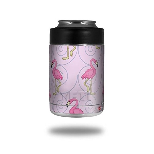 Flamingos on Pink - Decal Style Skin Wrap fits Yeti Rambler Colster and RTIC Can (Cooler NOT Included)