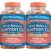 Pure Alaska Omega-3 Wild Alaskan Salmon Oil 1000mg Softgels 2 Packs (210-Count Each)