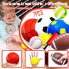 Ladwon Balls for Toddlers 1-3 Balls for Kids, Outdoor Toddler Toys,Toddler Sports Balls Toys,Set of 7 Boys Girls Indoor Outdoor Balls Toys, Baby Soccer Ball Basketball Tennis Ball Rugby Ball Playgroun