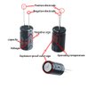 Electrolytic Capacitors 2.2uF 22uF 220uF 2200uF 6.3V 10V 16V 25V 50V 63V 100V 250V 400V Used in Toys Home Appliances Smart Meters Lighting Audio18Value 300Pcs XUANSN Capacitor Kit