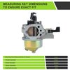 Harbot GX390 GX340 Carburetor for Honda GX 340 GX 390 13 HP 13HP 11HP Replace 16100-ZF6-V01 with 17210-ZE3-505 Filter Gas Fuel Tank