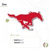 Southern Methodist University SMU Mustangs Vinyl Decal Laptop Water Bottle Car Scrapbook Sticker (IND 1)