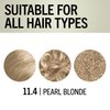 Schwarzkopf Keratin Blonde Hair Dye Pearl Blonde 11.4, Hi-Lift Permanent Color, 1 Application - Hair Color Enriched with Keratin, Lightens up to 4 Levels and Protects Hair from Breakage*
