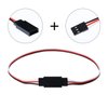 YXQ 30Pcs 100mm Servo Extension Cable 3 Pin Male to Female Lead Wire for RC Airplane (4inch, 30Pcs)