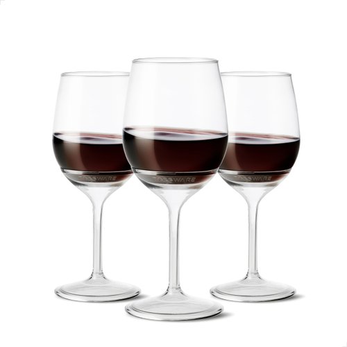 TOSSWARE POP 14oz Stemmed Vino SET OF 12, Premium Quality, Recyclable, Unbreakable & Crystal Clear Plastic Wine Glasses, 12 Count (Pack of 1)