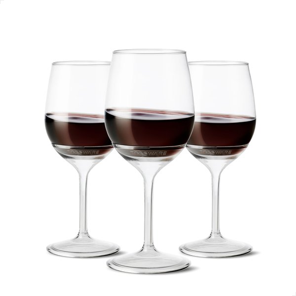 TOSSWARE POP 14oz Stemmed Vino SET OF 12, Premium Quality, Recyclable, Unbreakable & Crystal Clear Plastic Wine Glasses, 12 Count (Pack of 1)