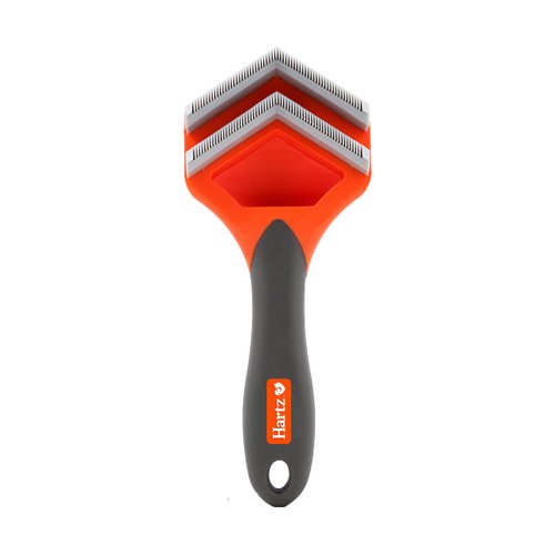 Hartz Groomer's Best Fur Fetcher De-Shedder Dog Brush,Black