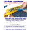 4 Pieces Colorful Knitting Loom Hook Tool Loom Knit Hook Set Looming Hooks Crochet Hooks Sewing Needles Knitting Needles for Knitting Looms Knitting Boards