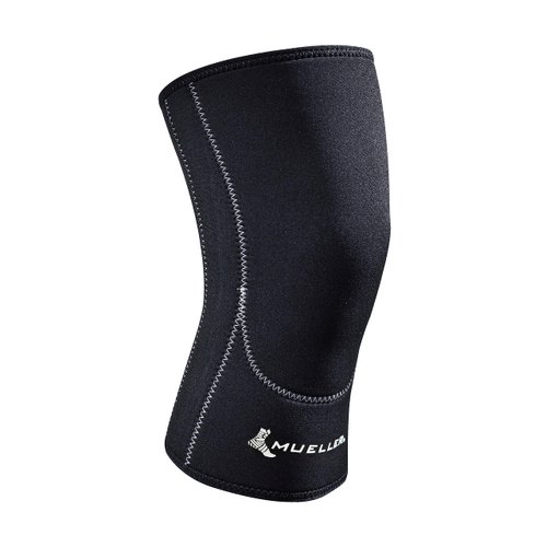 MUELLER Sports Medicine Closed Patella Knee Compression Sleeve, Knee Support for Men and Women, Black, Small