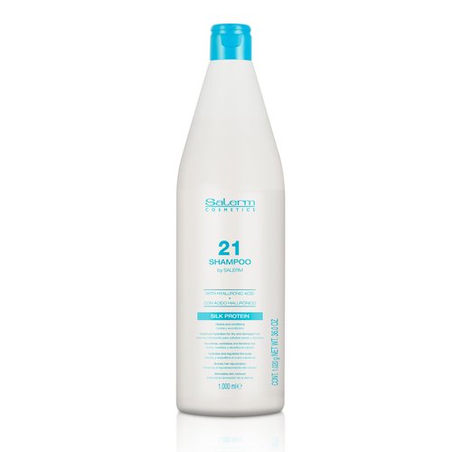 Salerm 21 Repair Shampoo with Hyaluronic Acid, 33.8 Ounce