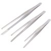OdontoMed2011® NEW 3-PIECE TWEEZER SET WITH SERRATED TIPS, LENGTHS: 12", 10", 8" A+