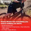Gnarly Nutrition BCAA Powder - Pre-Workout BCAAS Amino Acids, NSF Sport Certified, Supplement to Support and Rebuild Muscle - Berry Lemonade, Caffeine (10.58oz)