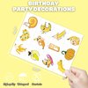 Cute Banana Temporary Tattoos 8 Sheets 90PCS Yellow Banana Party Decorations Supplies Favors Fruits Theme Birthday Cute Stickers Christmas Gifts for Boys Girls Class School Prizes Carnival