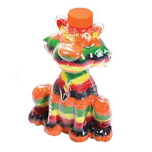The Dreidel Company Zoo Animal Sand Art Bottle, Clear Plastic Sand Art Bottles, 6" Inch DIY Arts & Crafts, Party Favors (Lion)