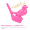 Toddmomy Plastic Whistle Plastic Bird Whistle 16Pcs Water Bird Whistle Water Warbler Whistle Party Whistles Musical Instrument Toy Noisemaker Toy for Kids Boys Girls Party Favors Slide Whistle