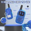 Selieve Walkie Talkies Kids with Dinosaurs Silicone Sleeve 1000FT Range 2 Channels 2 Way Radio,Boys Toys Age 4-6 Toddler Walkie Talkies 3-12 Year Old Boy Birthday Gifts Children Backyard Toys