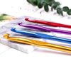 BCMRUN 14 pcs Multicolor Aluminum Crochet Hooks Knitting Needles Craft Yarn 2-10mm