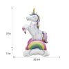 Generic Giant Standing Unicorn foil Balloon, 3D Magical Rainbow Cloud Unicorn Party Balloons, Girls Birthday Wedding Baby Shower Decorations Party Supplies (37inch)