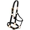 Weaver Leather Original Adjustable Nylon Horse Halter, Suckling, Black