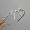 Teensery 1 Piece Alloy Rhinestone Headband Sparkly Crystal Bow Hair Band Hair Hoop Headwear Hair Accessories for Women and Girls