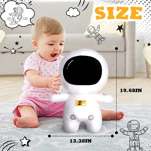 Stuffed Astronaut Toy Plush for Kids - Soft, Cuddly Spaceman Body Pillow for Outer Space Themed Room Decor & Bedtime Gifts