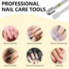 C12rtive Nail Drill Bit,Cylinder Diamond Carbide Cuticle Remover Bit,3/32" Shank,Professional Diamond Carbide Nail Drill Bit for Acrylic Gel Nails,Home Salon & DIY(Exrta Fine)