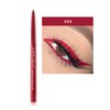 DekRion Eyeliner Pencil, Waterproof Eyeliner Long-lasting, Dark-red Eyeliner, High-Pigmented Colorful Eyeliners Easy To Use Eyeliner Pen for Women, Dark-red