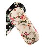 2 Pieces Hard Shell Eyeglass Case Flower Glasses Case for Women Floral Fabric Women Eyeglass Case Retro Hard Glass Case Portable Eyeglass Box for Women Girl Ladies Spectacles (Apricot, Black)