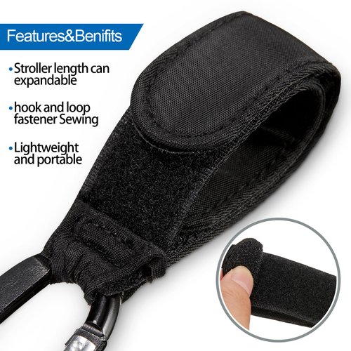 6 Pack Baby Stroller Hooks for Hanging Diaper Bags Stroller Clips for Bags Multipurpose Hooks for Grocery Shopping Bags Stroller Accessories Pram Buggy Clips Straps Hook