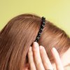 invisibobble HairHalo The Adjustable Headband - True Dark Sparkle - Hairbands Made for Everyone -Worn All Day with No Pain or Uncomfortable Pressure