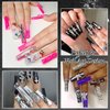 RODAKY 50PCS Gun Nail Charms 3D Cross Nail Art Jewelry Gold Dollar Sign Charms for Nails Multi Style Nail Gems for Women Manicure Snake Charms Nail Decoration Craft Accessories