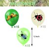 45 Pieces Spring Summer Bug Birthday Party Decorations, 12 Inch Insects Latex Balloons, Butterfly Beetles Balloons for Baby Shower Boys Girls Insect Theme Party Supplies
