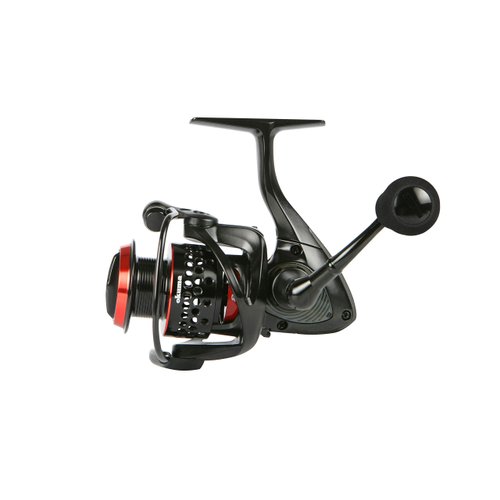 okuma Ceymar Lightweight Spinning Reel- C-30, Black/Red