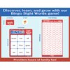 Bright Seed Games, Sight Words Bingo Game for Kindergarten, Learn to Read Sight Word Cards, Word Games for Kids Ages 4-8, Bingo Sight Words Level 3&4