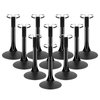 HMIEPRS 10 Pcs Doll Stand Adjustable Doll Display Stand, Action Figure Stand Holder 1/6 Scale Doll Support Stand for 8" to 12" Doll Accessories (Black)