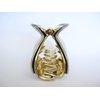 Generic Gray lavender blue abalone sea shell effect hair claw clip