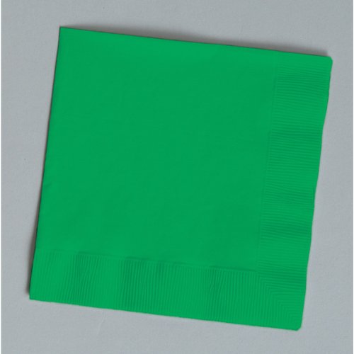 Beverage Napkins 5"X5" 50/Pkg-Emerald Green