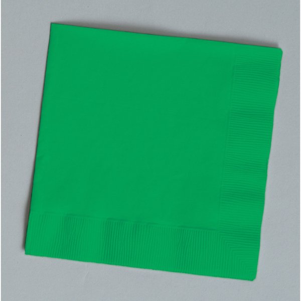 Beverage Napkins 5"X5" 50/Pkg-Emerald Green