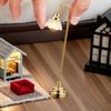 jarbins Mini Dollhouse Lamp 1/12 Scale Dollhouse Light Miniature Small Table Lamp Dollhouse Accessories (0.6X4.1 Inches)