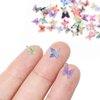 60Pcs Mini Resin Butterflies, Miniature Dollhouse Accessories Tiny Butterflies for Crafts, Mini Resin Animals Figurines for DIY Fairy Garden Dollhouse Micro Landscaping Decoration